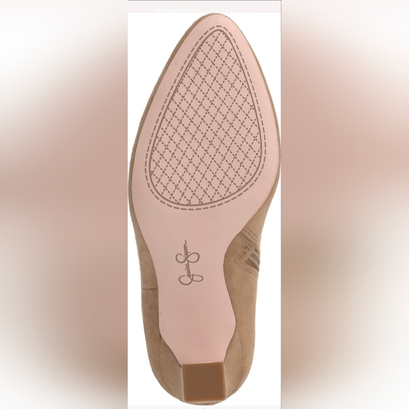 Jessica Simpson 'Minerva' Tall Kneehigh Suede Boot In Mink Size 8 - Picture 5 of 7